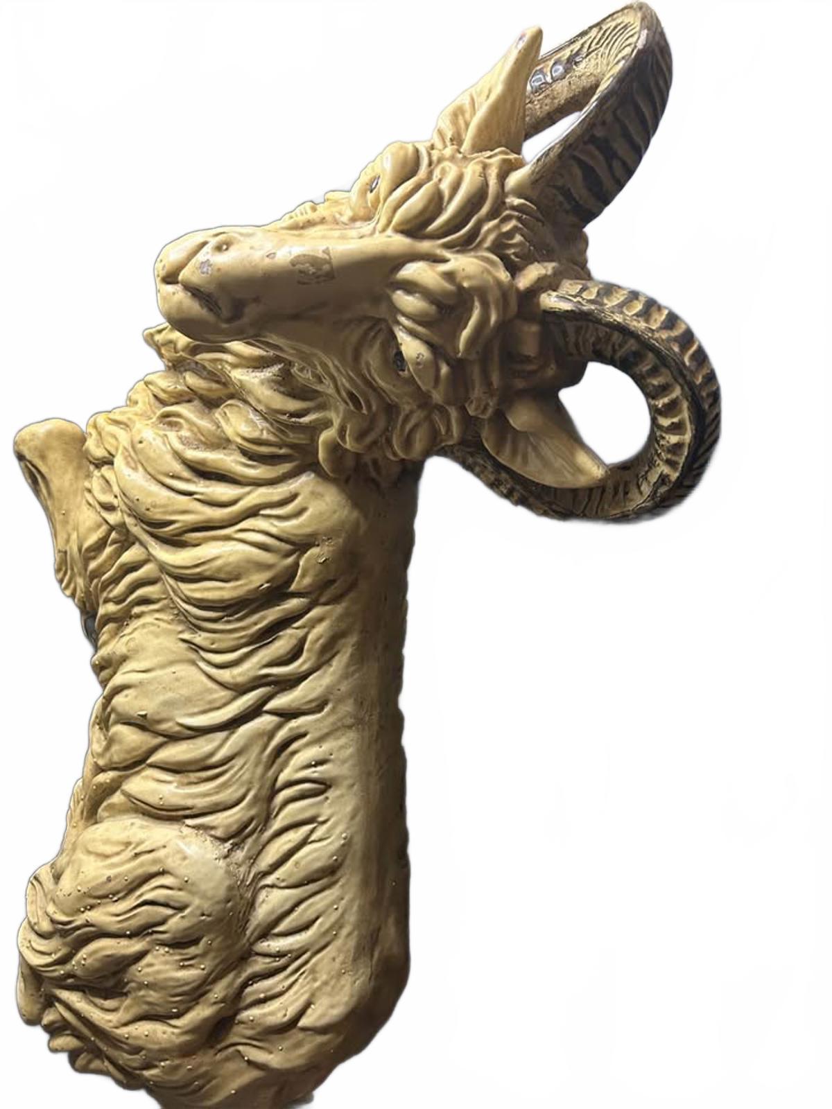 Vintage Large Hollow Resin 1970's