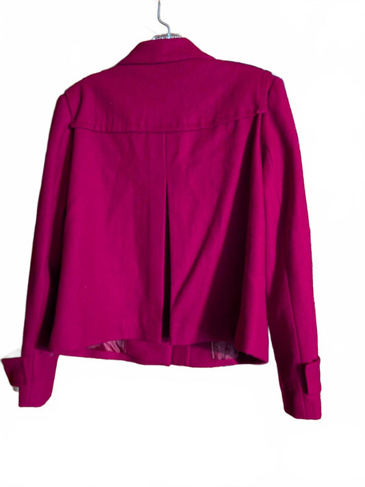 Calvin Klein Women's Red Peacoat - Stylish and Warm