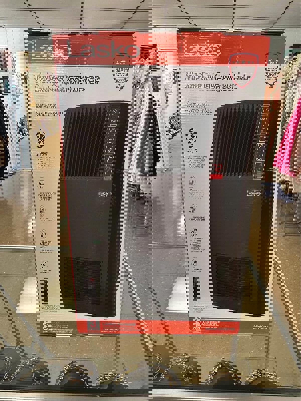 Lasso whole room ceramic heater