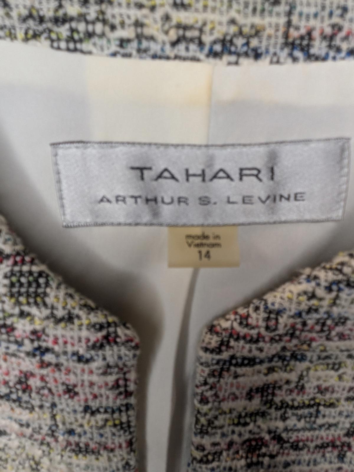 Tahari Arthur S. Levine Women's Tweed Suit Set, Size 14