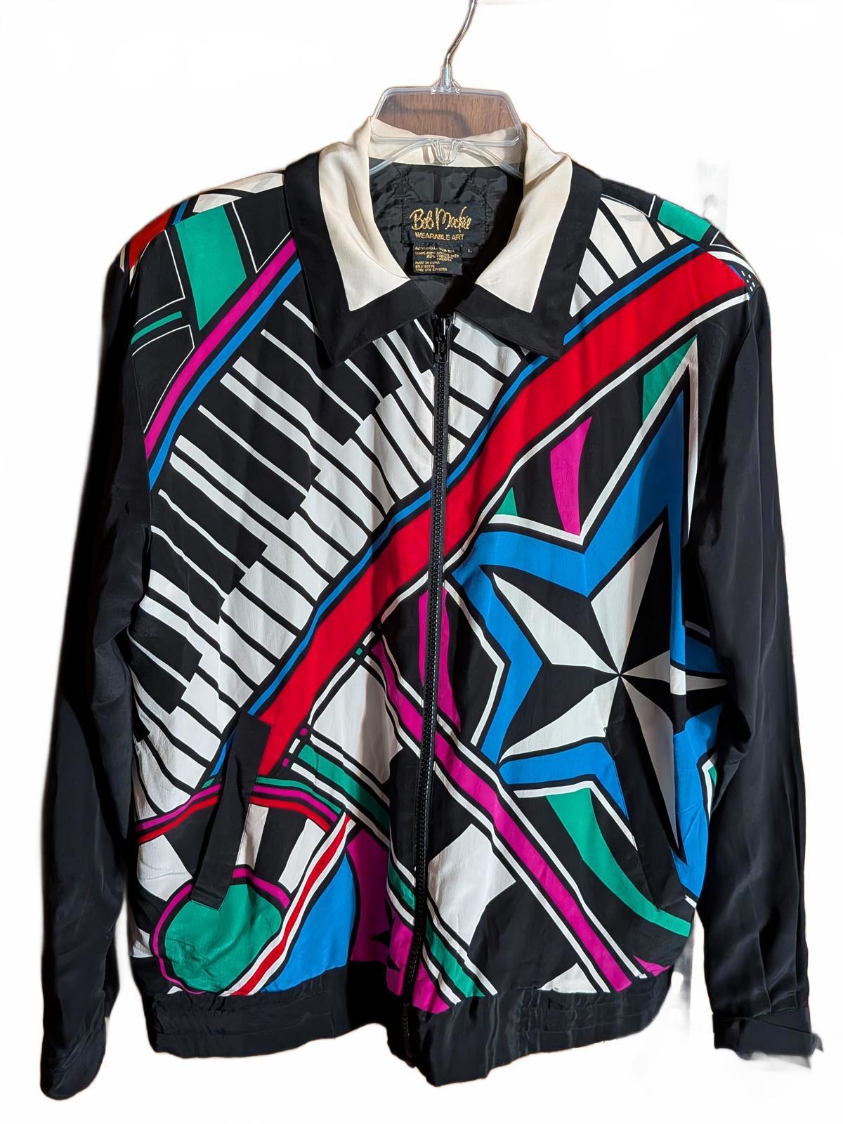 Bob Mackie Wearable Art Colorful Jacket - Large