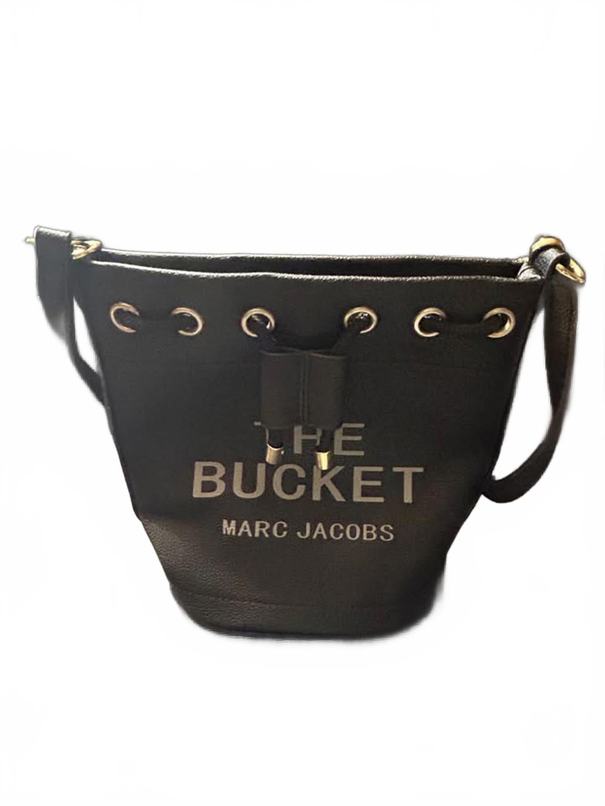 Marc Jacobs The Bucket Bag - Stylish Black Leather
