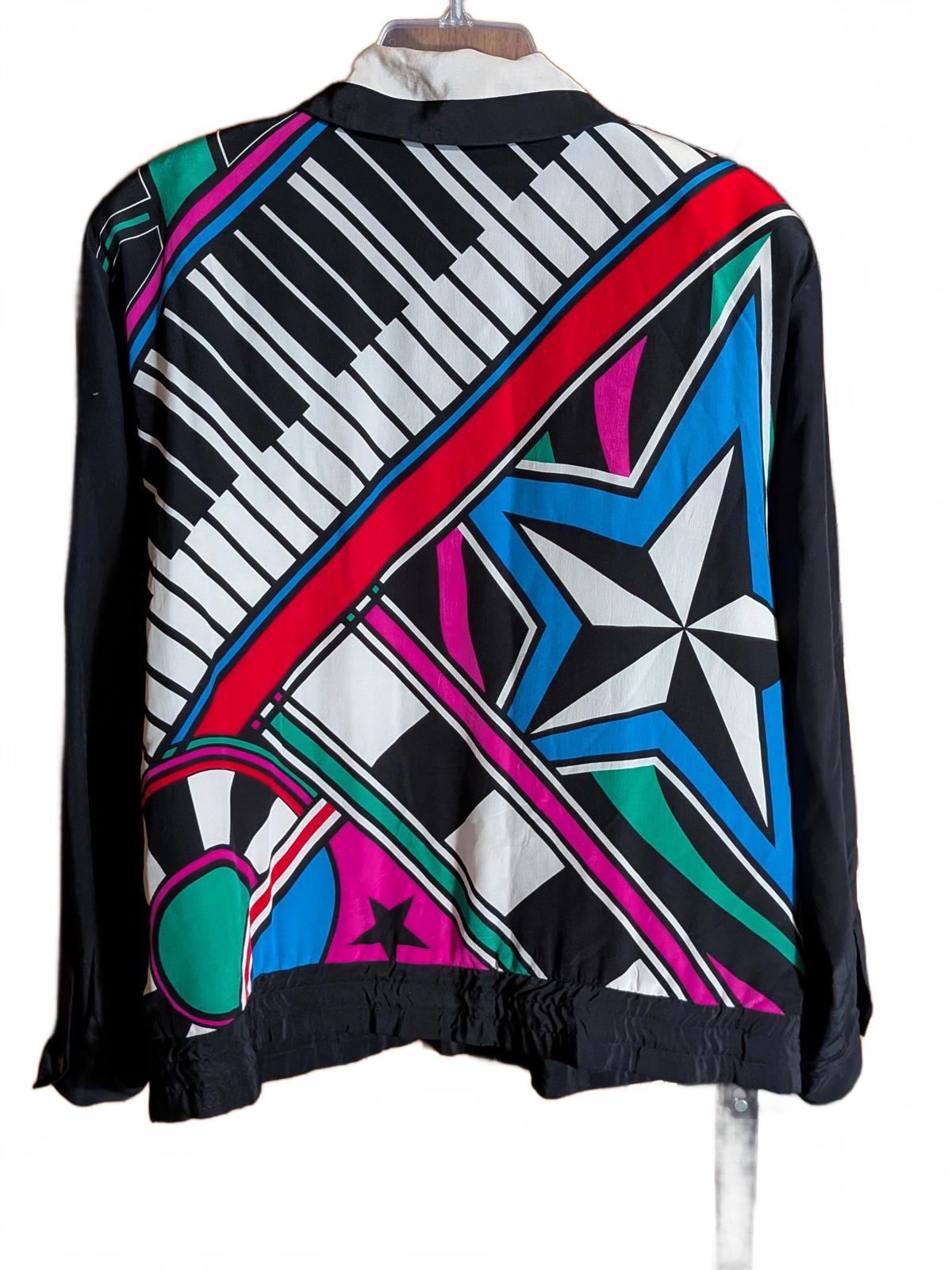 Bob Mackie Wearable Art Colorful Jacket - Large