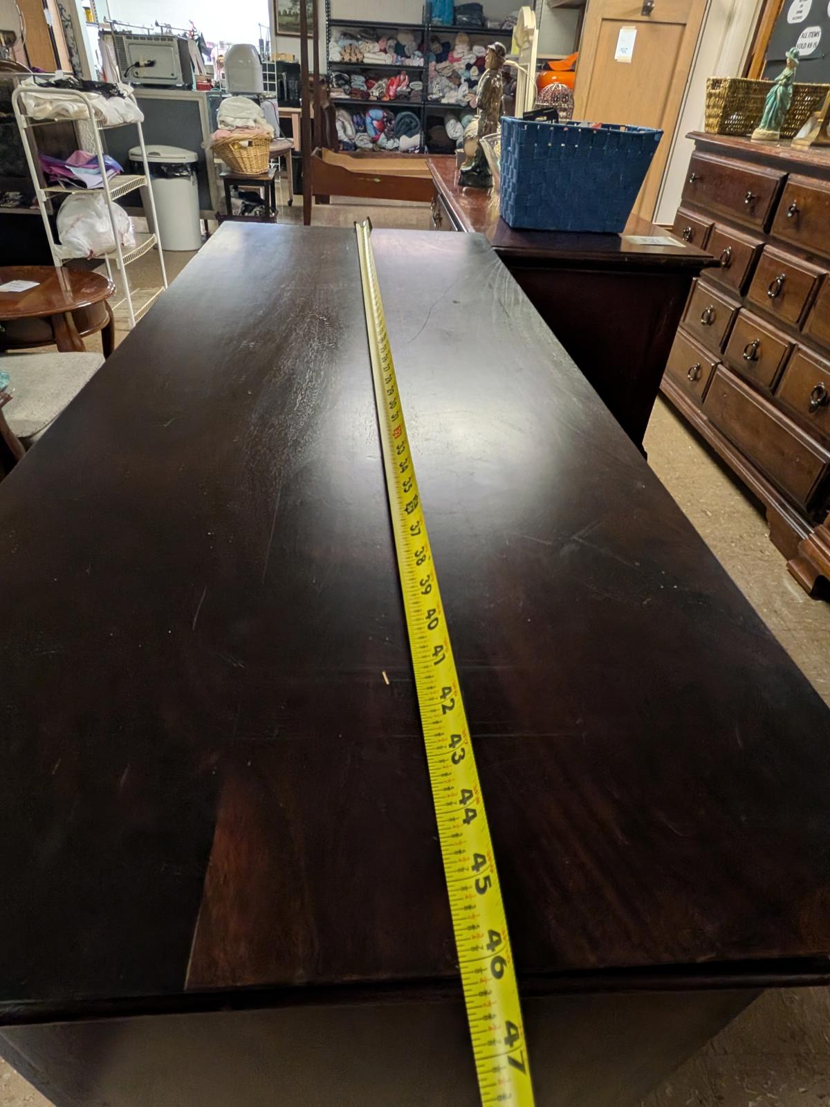 Elegant Vintage Wooden Credenza