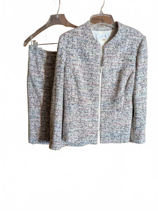 Tahari Arthur S. Levine Women's Tweed Suit Set, Size 14