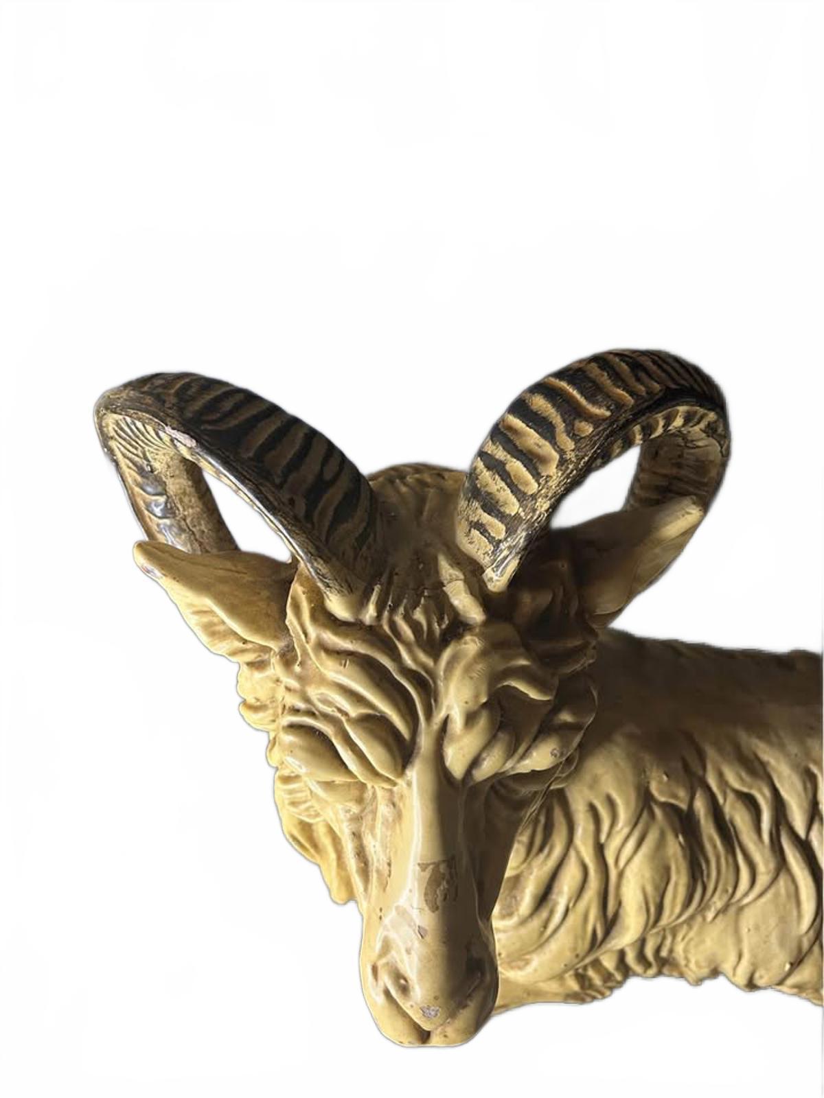 Vintage Large Hollow Resin 1970's