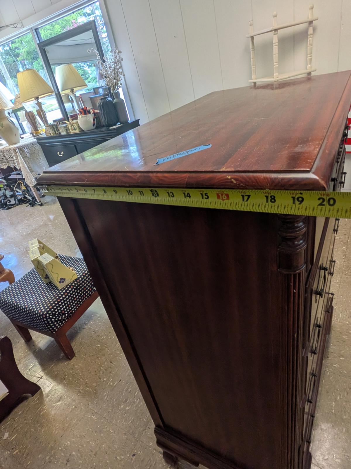 Vintage Mahogany 6-Drawer Chest of Drawers