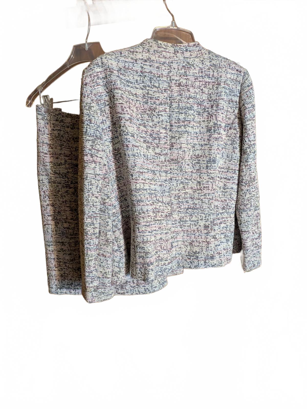 Tahari Arthur S. Levine Women's Tweed Suit Set, Size 14