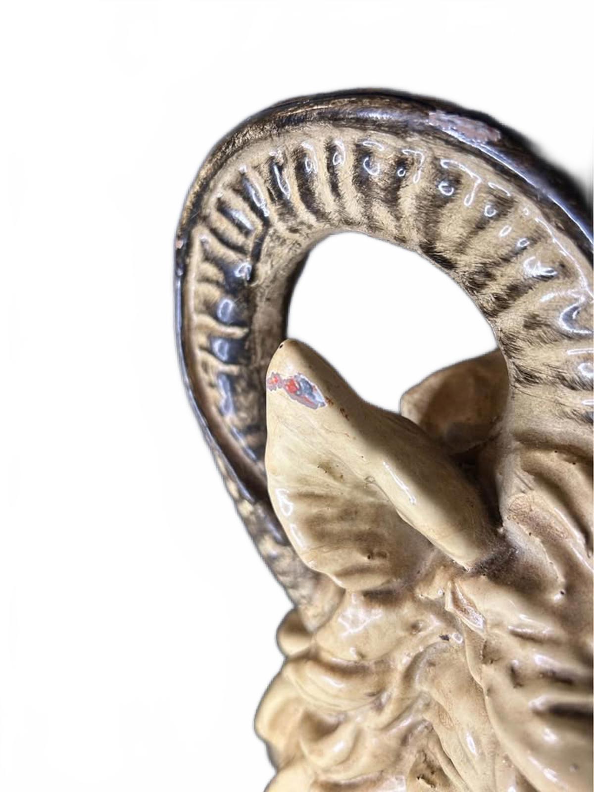 Vintage Large Hollow Resin 1970's