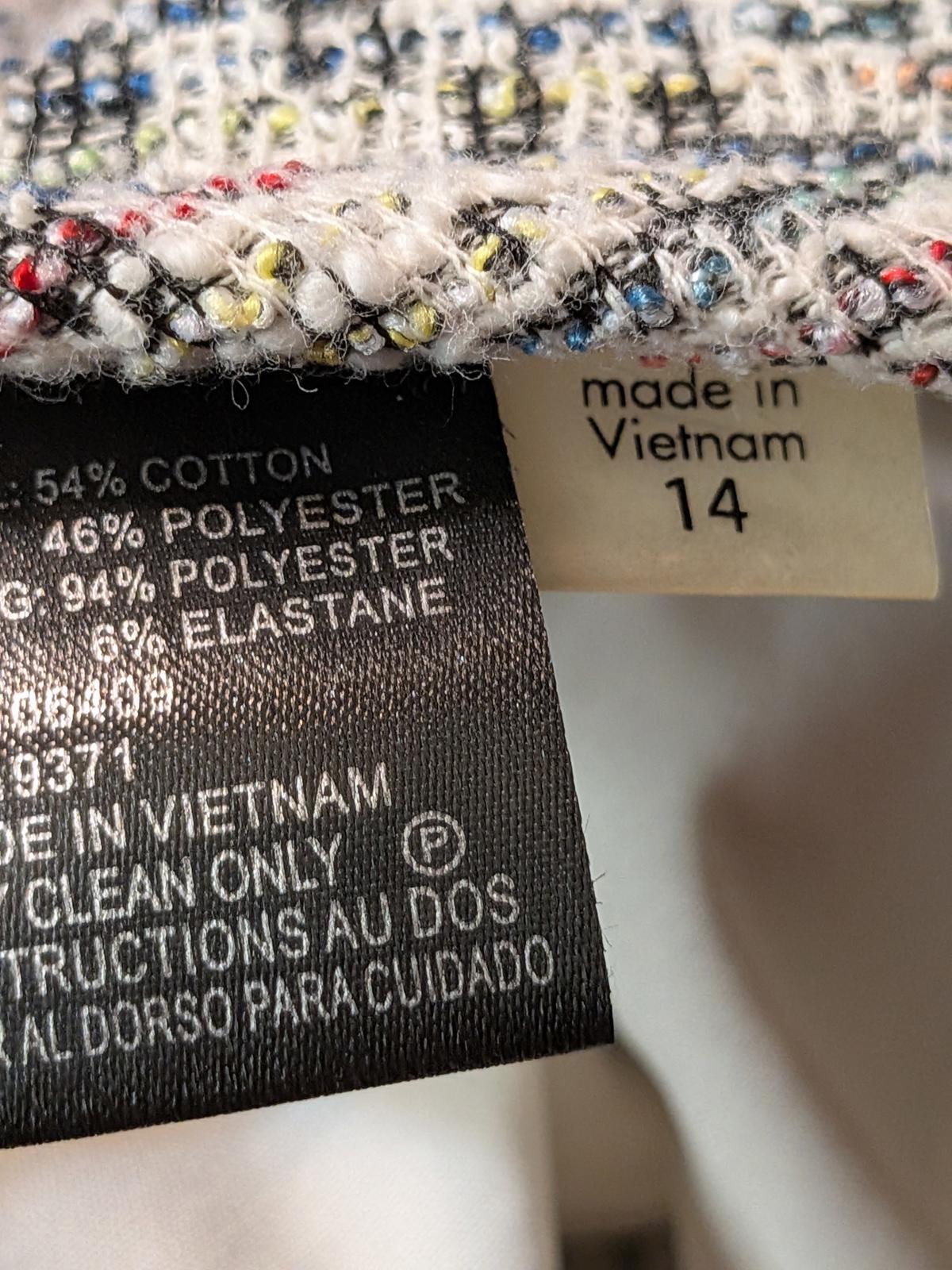 Tahari Arthur S. Levine Women's Tweed Suit Set, Size 14