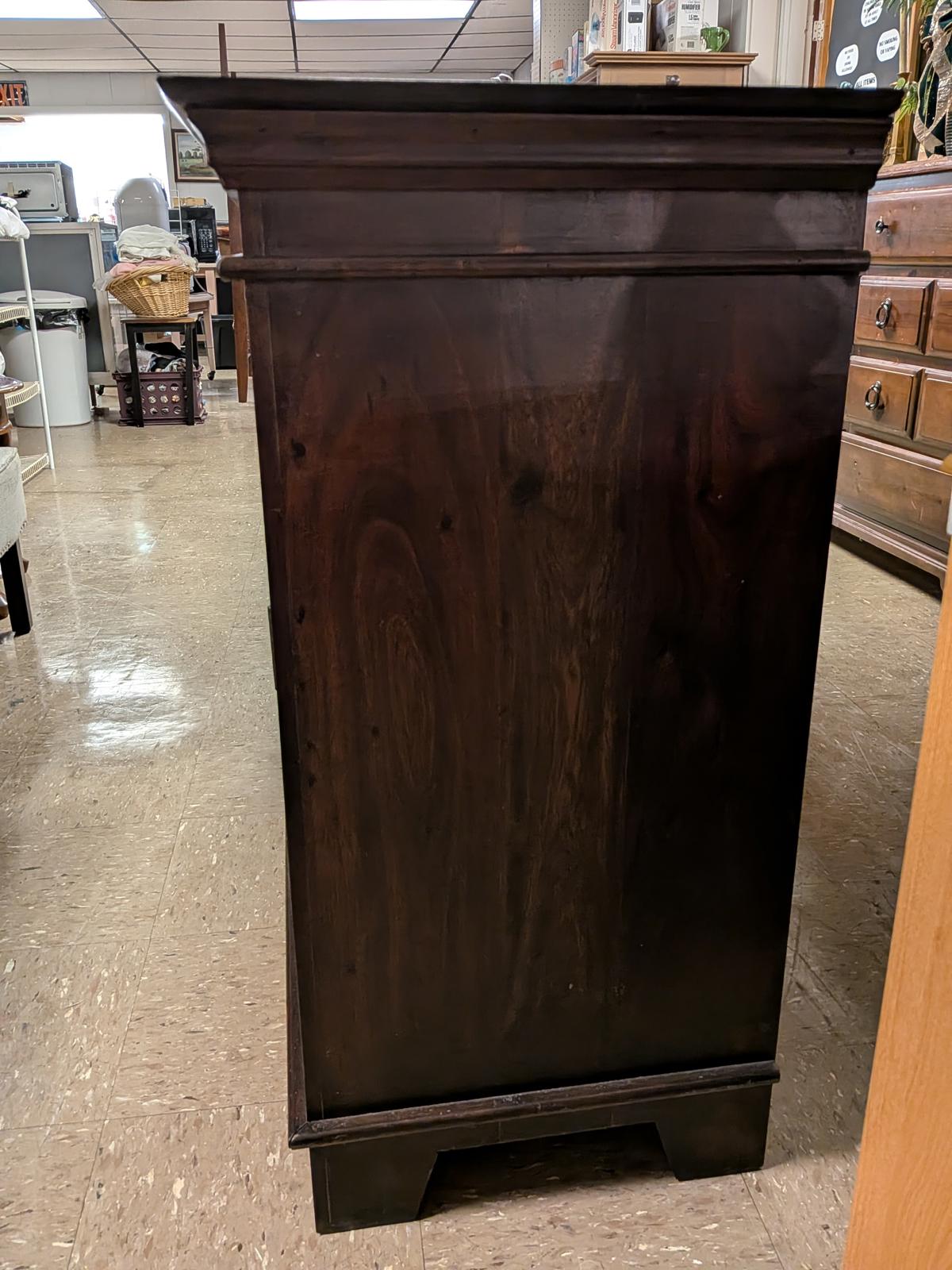 Elegant Vintage Wooden Credenza